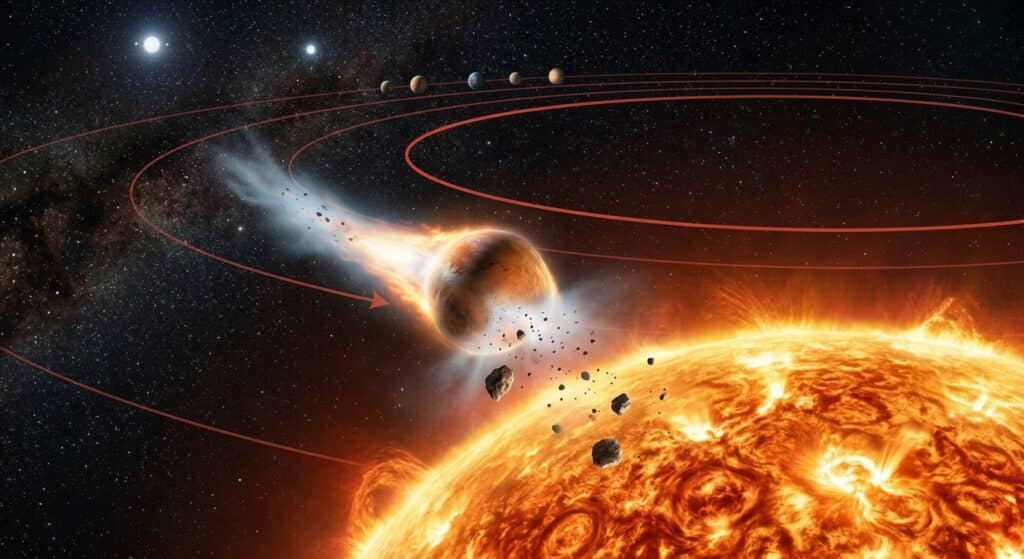 Descubren un planeta de agua que será devorado por su propia estrella
